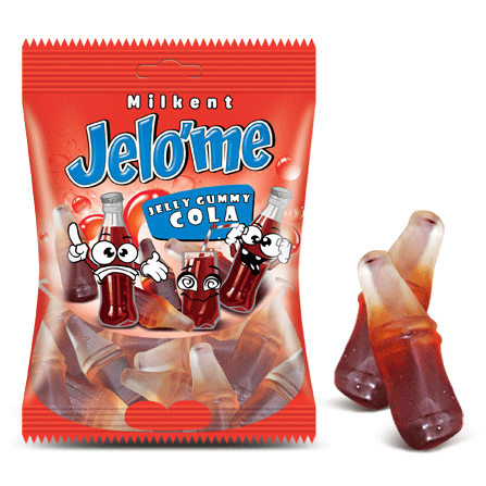 Jelo'me Fruit Flavored Gummy Cola Candy