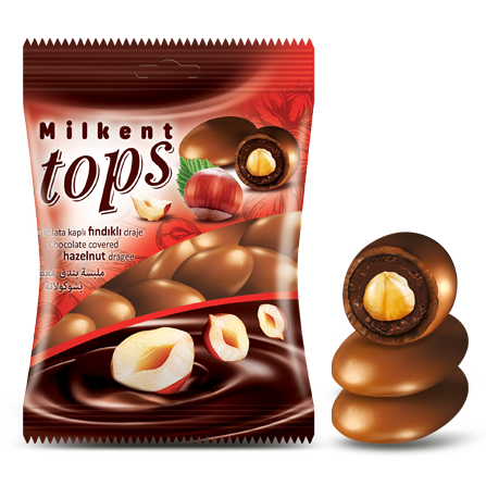 Tops Chocolate covered hazelnut dragee