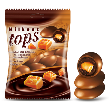 Tops Chocolate covered Caramel dragee